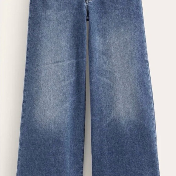Boden High Rise Wide Leg Jeans Mid Vintage | size 28 - Picture 8 of 10